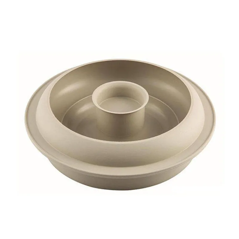 Moules Silikomart | Moules À Gâteaux Silicone-SilikoMart ABBRACIO Moule rond découpe coeur en silicone 3Design D22 cm