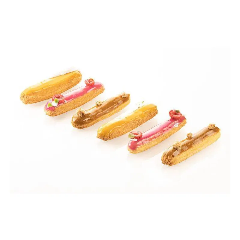 Moules Silikomart | Moules À Gâteaux Silicone-SilikoMart AIR MAT ECLAIR CHOUX Tapis siliconé ajouré de 40 x 30 cm