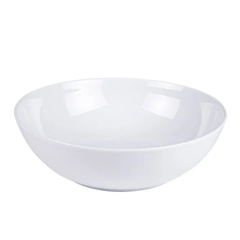 Saladiers-TABLE PASSION ALASKA Saladier en porcelaine blanche D25 cm