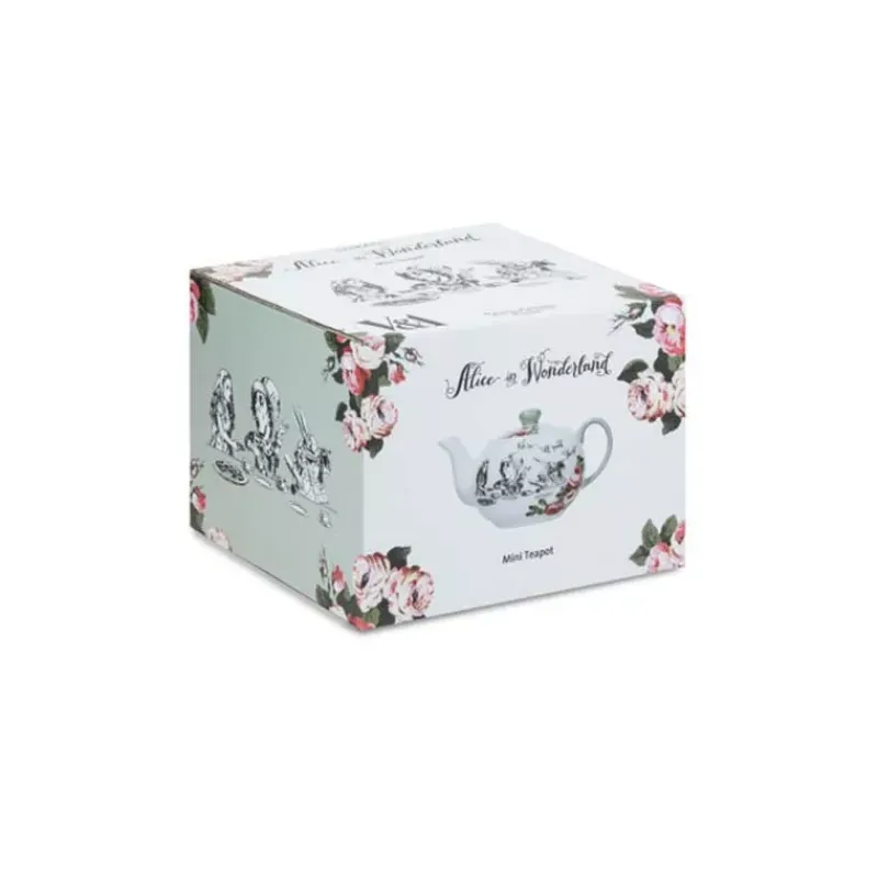 Théières, Cafetières Et Accessoires-Kitchen Craft ALICE IN WONDERLAND  Théière en porcelaine 400 ml KitchenCraft Coffret cadeau