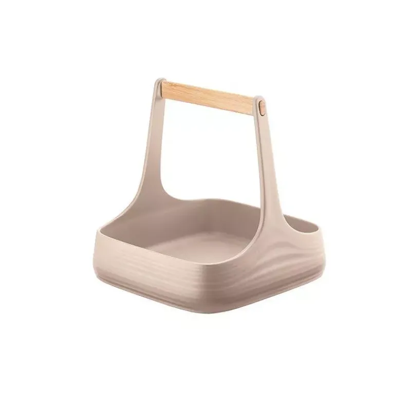 Plateaux Mélamine | Rangements À Épices-Guzzini ALL TOGETHER Caddy de table petit plateau en plastique recyclé Gris