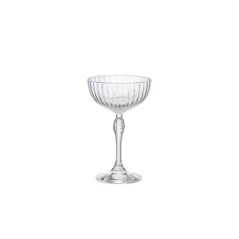 Verres À Cocktails-La Casserolerie AMERICA 20s Coupe à champagne Cocktail 22 cl Luigi Bornioli - Les 4 SC