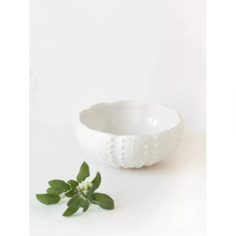 Saladiers | Accessoires De Décoration-COSTA NOVA APARTE Bol oursin en Grès 18 cm Blanc