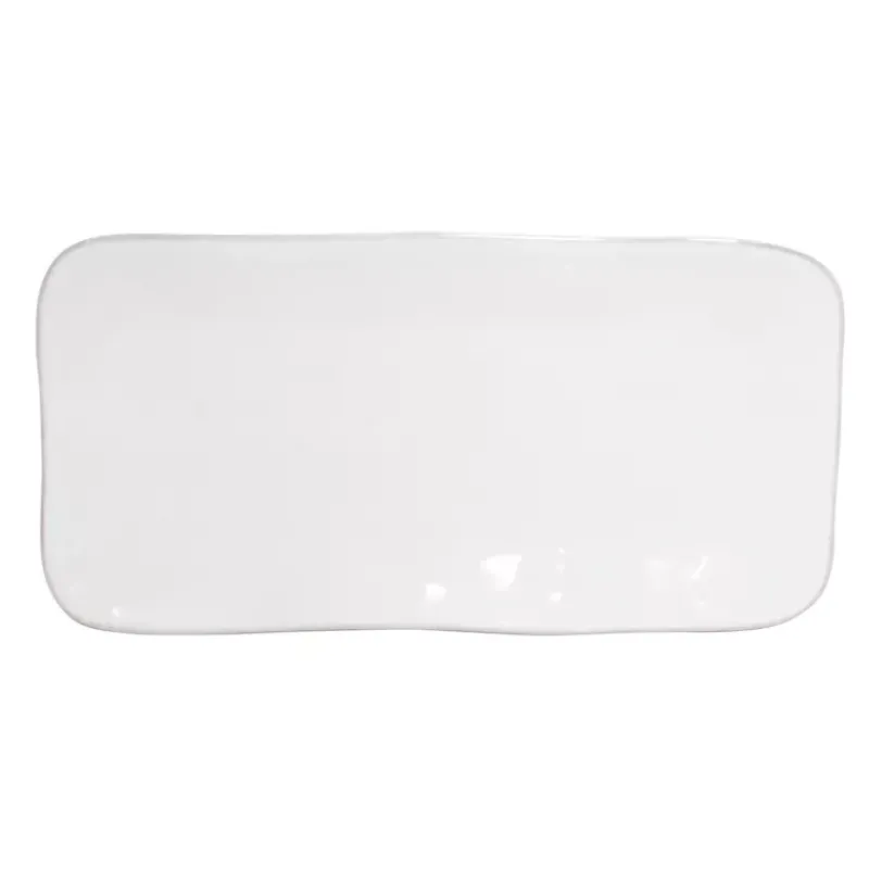 Plats À Gâteaux-COSTA NOVA APARTE Plat rectangulaire en Grès 30 cm Blanc