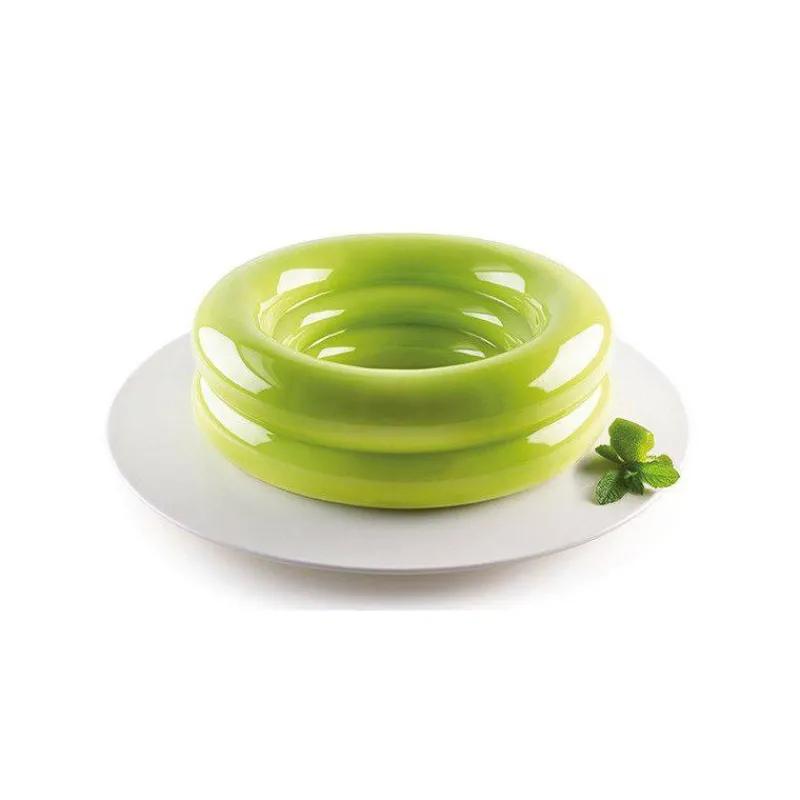 Moules Silikomart | Moules À Gâteaux Silicone-SilikoMart ARENA Moule rond en silicone 3Design D22 cm  SC