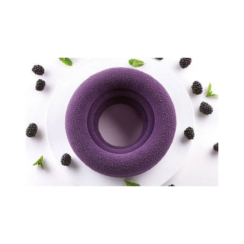 Moules Silikomart | Moules À Gâteaux Silicone-SilikoMart ARENA Moule rond en silicone 3Design D22 cm  SC