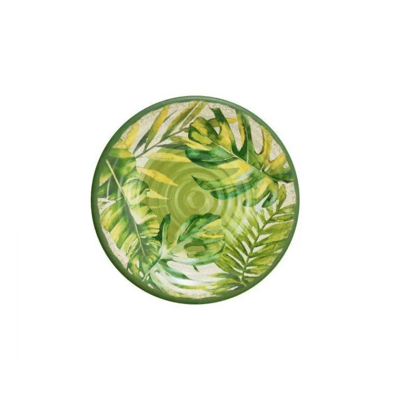 Vaisselle Incassable | Assiettes À Desserts-Easy Life BALI Assiette à desserts Mélamine D21 Vert - Lot de 6  SC
