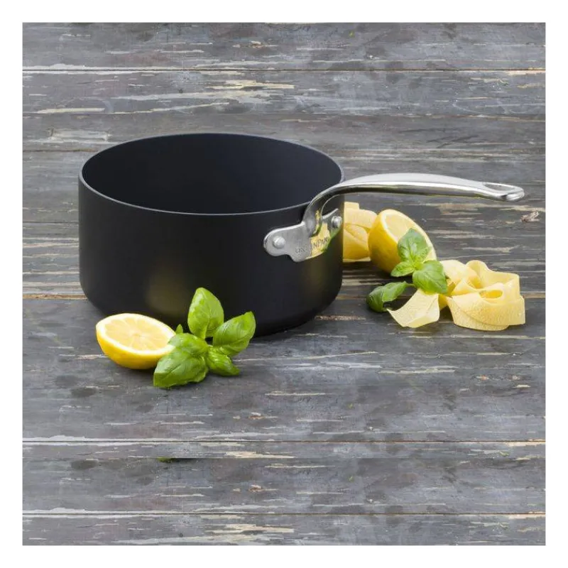 Casseroles En Fonte D'aluminium-GreenPan BARCELONA Pro Casserole aluminium revêtement céramique avec couvercle D18 Nouveau Modèle