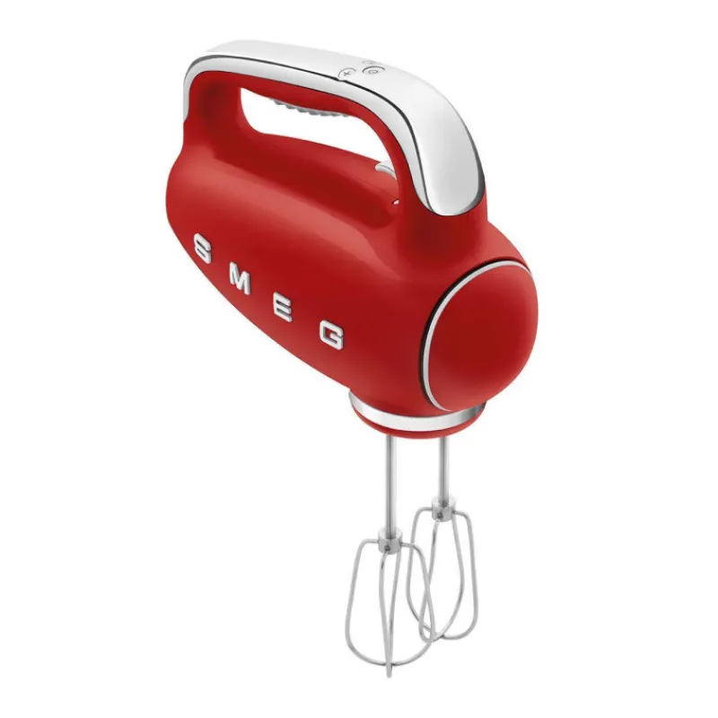 Mixeurs Batteurs-SMEG Batteur Mixeur à Main électrique  Années 50 Rouge