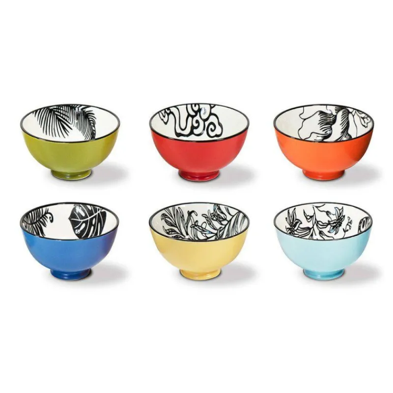 Coupelles Apéritives | Bols-WD Lifestyle BEIJING Set de 6 bols coupelles apéritives en grès