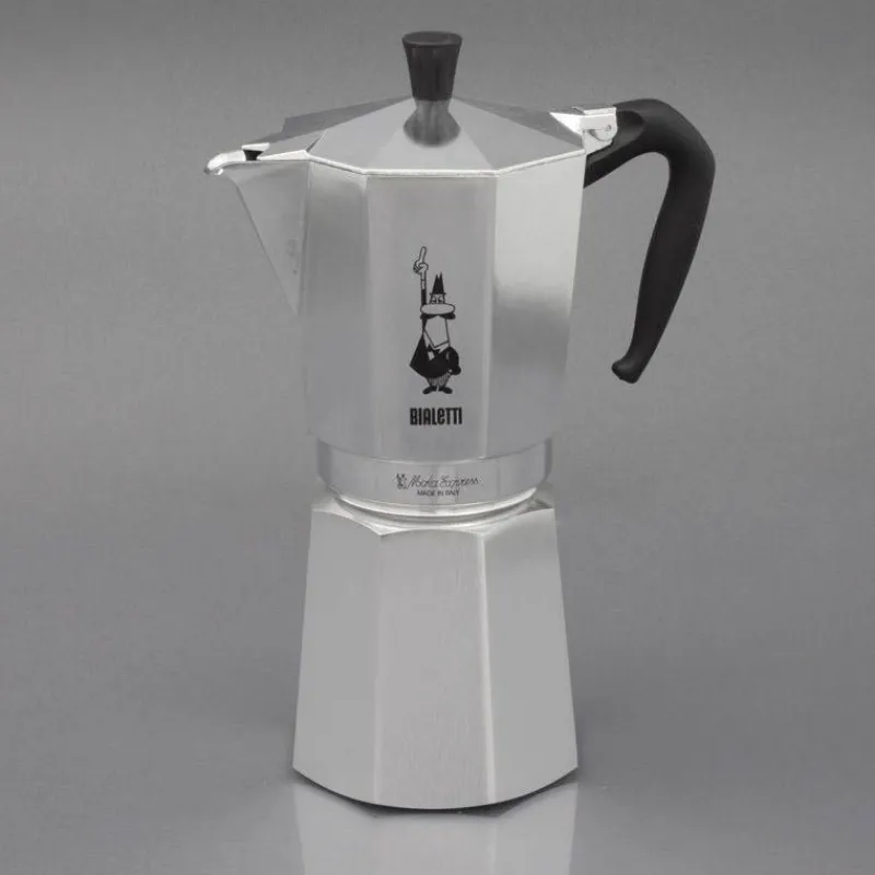 Cafetières Italiennes-BIALETTI Moka Express Cafetière Italienne en Aluminium 18 Tasses