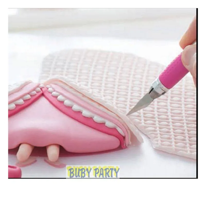 Ustensiles De Décors-Decora Bistouri Coupe Pâte à sucre avec poignée anti dérapante