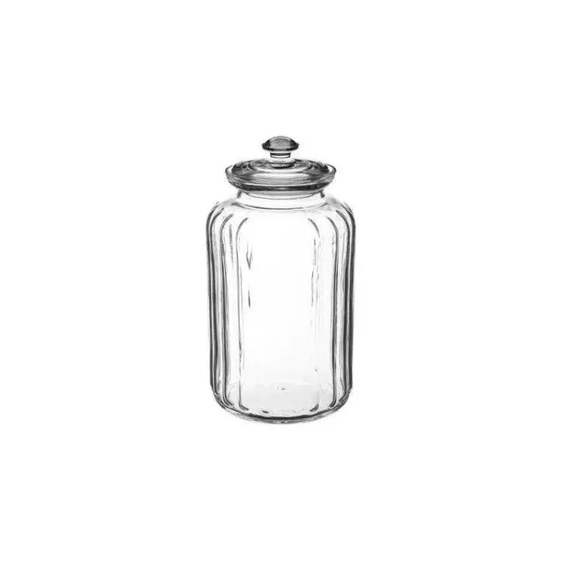 Bocaux De Conservation-La Casserolerie Bocal de Stockage hermétique Bonbonnière ronde en verre 1.3 L