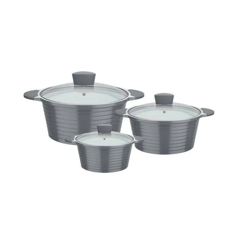 Faitouts Avec Revêtement | Faitouts-GSW BOLERO Faitout Cocotte Fonte Aluminium revêtue Céramique Vitaflon D24