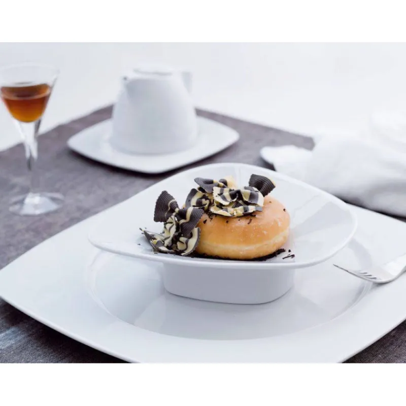 Coupes À Glace Et Desserts | Assiettes À Desserts-PORVASAL BOLET Coupe à Glace Dessert sur pied Porcelaine blanche 16 x 13 SC