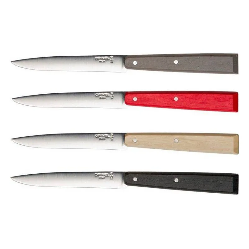 Couteaux À Steak | Couteaux-OPINEL BON APPETIT Coffret de 4 Couteaux de  table steak   Esprit LOFT