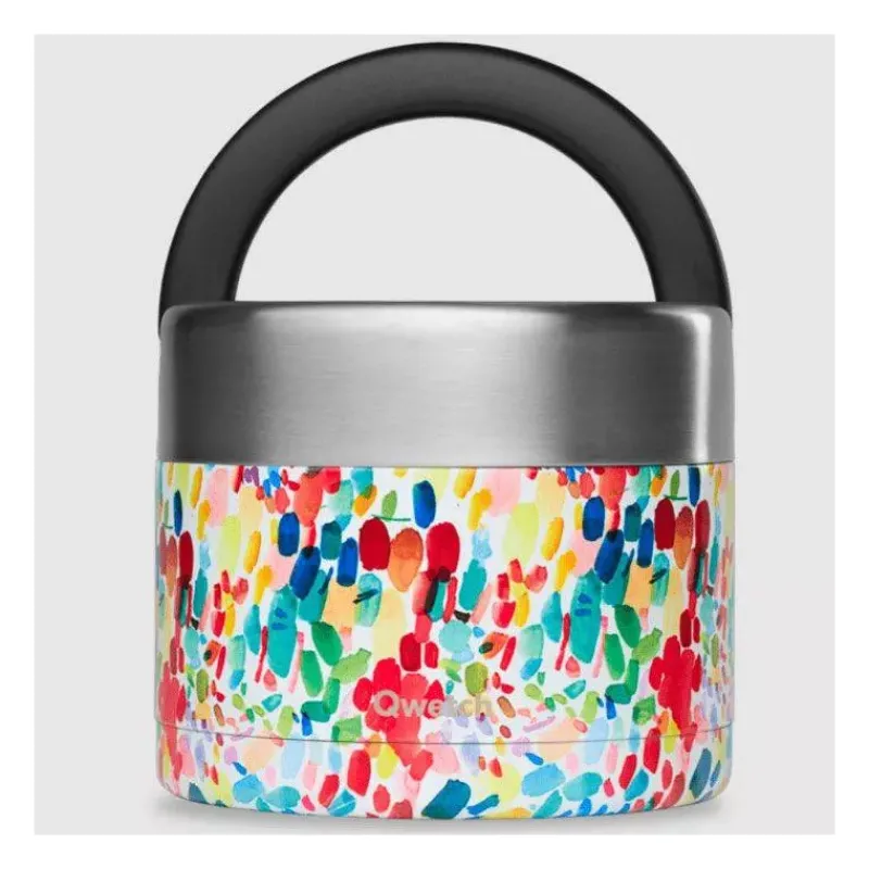 Boites Repas Isothermes-Qwetch Boîte repas isotherme double paroi en Inox 850 ml Arty
