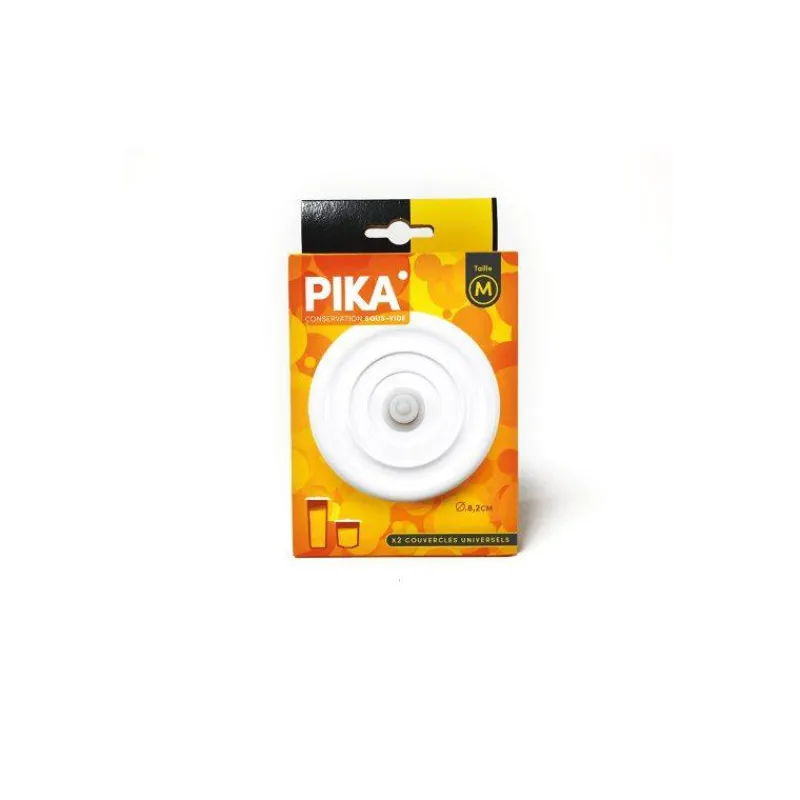Joints Et Couvercles De Bocaux | Conservation Sous-vide-PIKA Bouchon Couvercle de conservation sous vide Taille M Diamètre 8.2 cm - Les 2