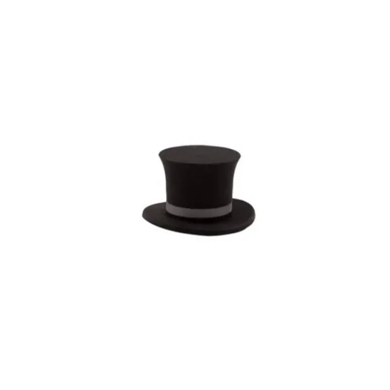 Bouchons-Point Virgule Bouchon de bouteille en silicone Chapeau Noir Argent