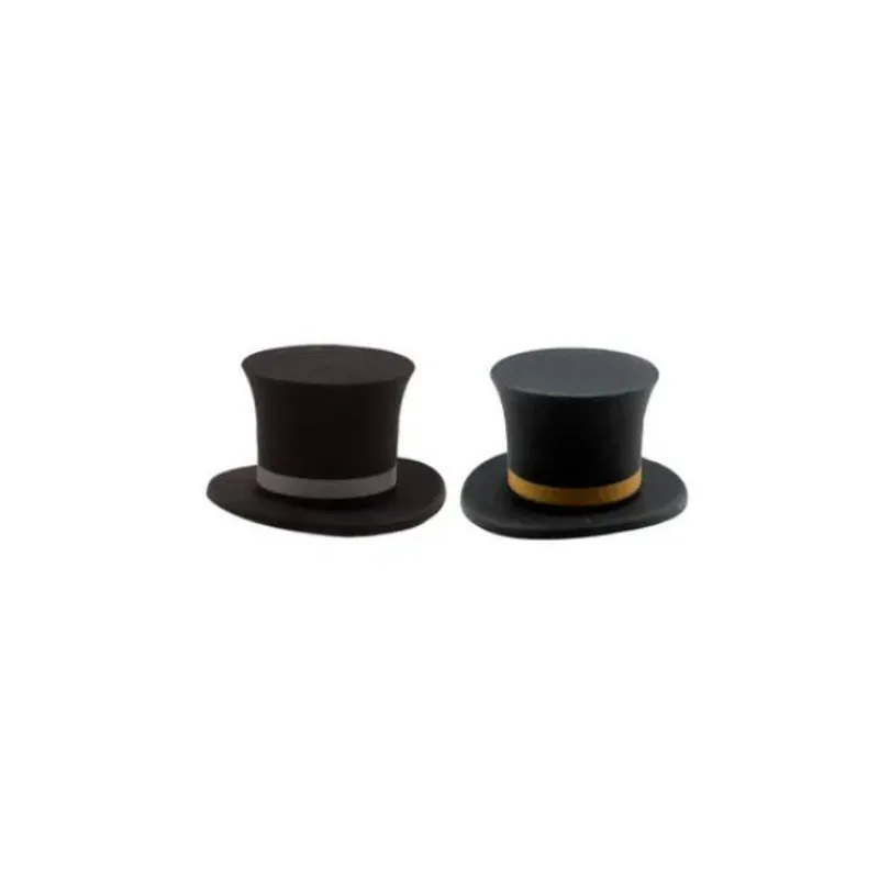Bouchons-Point Virgule Bouchon de bouteille en silicone Chapeau Noir Or