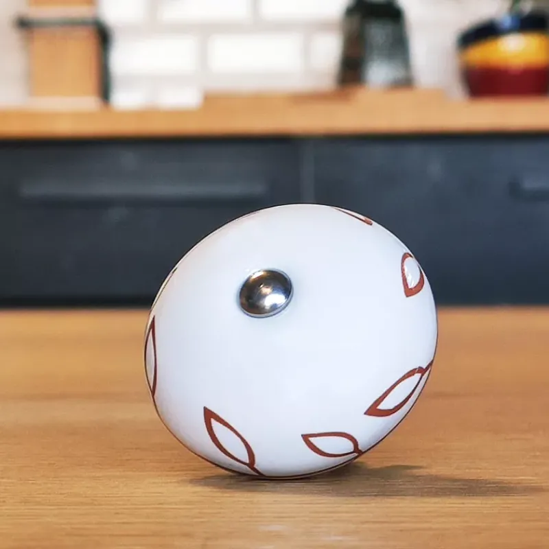L'incroyable Cocotte Cookut-COOKUT Bouton Poignée de couvercle boule céramique pour L´incroyable Cocotte - blanche