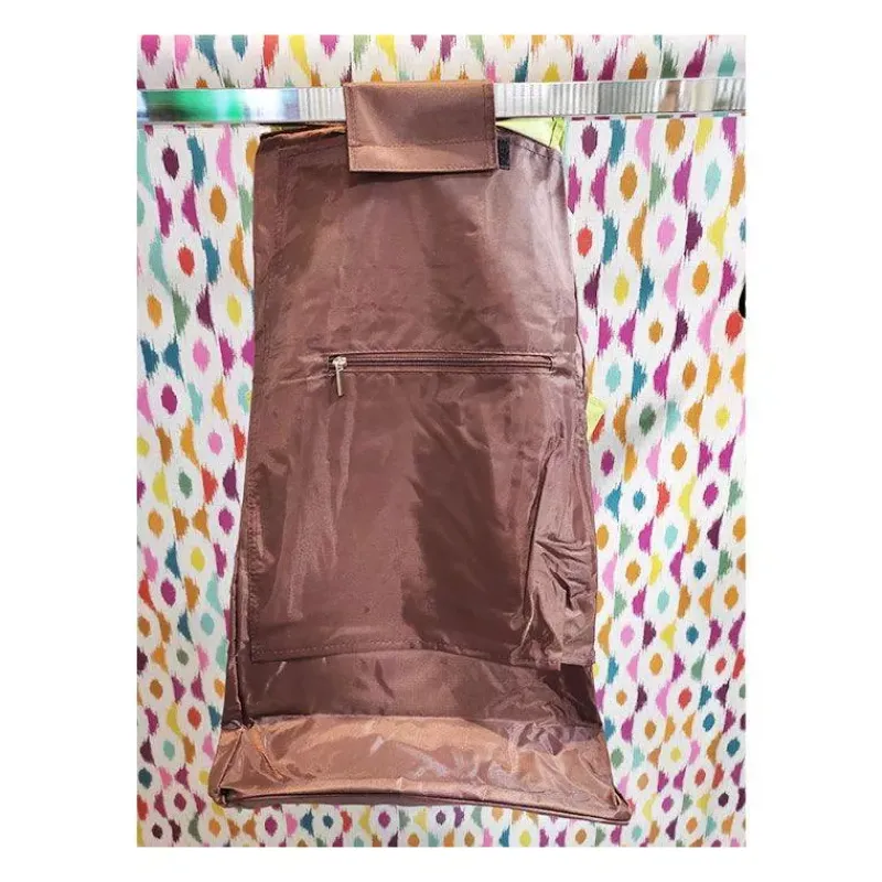Poussettes De Marché-SIDEBAG BUGGY Sac Poussette de marché Chariot de courses Marron Vert - SAC SEUL