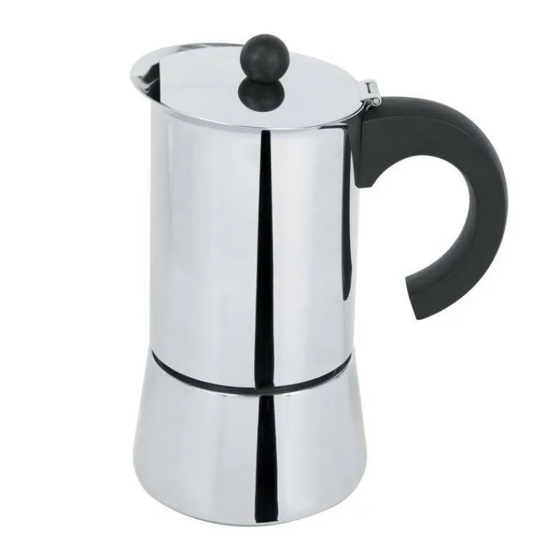 Cafetières Italiennes-CRISTEL Cafetière Italienne Induction ADRIA Inox brillant 10  tasses