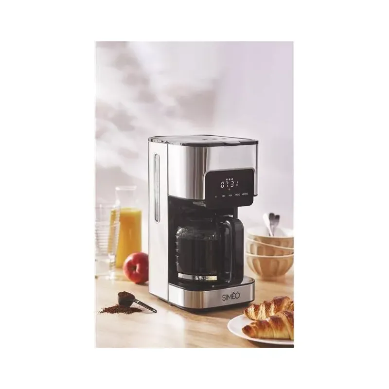 Cafetières Filtres-SIMEO Cafetière électrique Programmable Verseuse 1,5 L