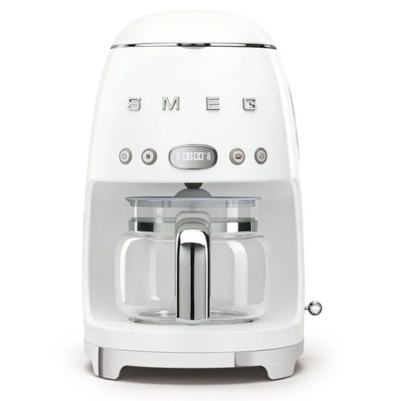 Cafetières Filtres-SMEG Cafetière Machine à café filtre Années 50 Blanc