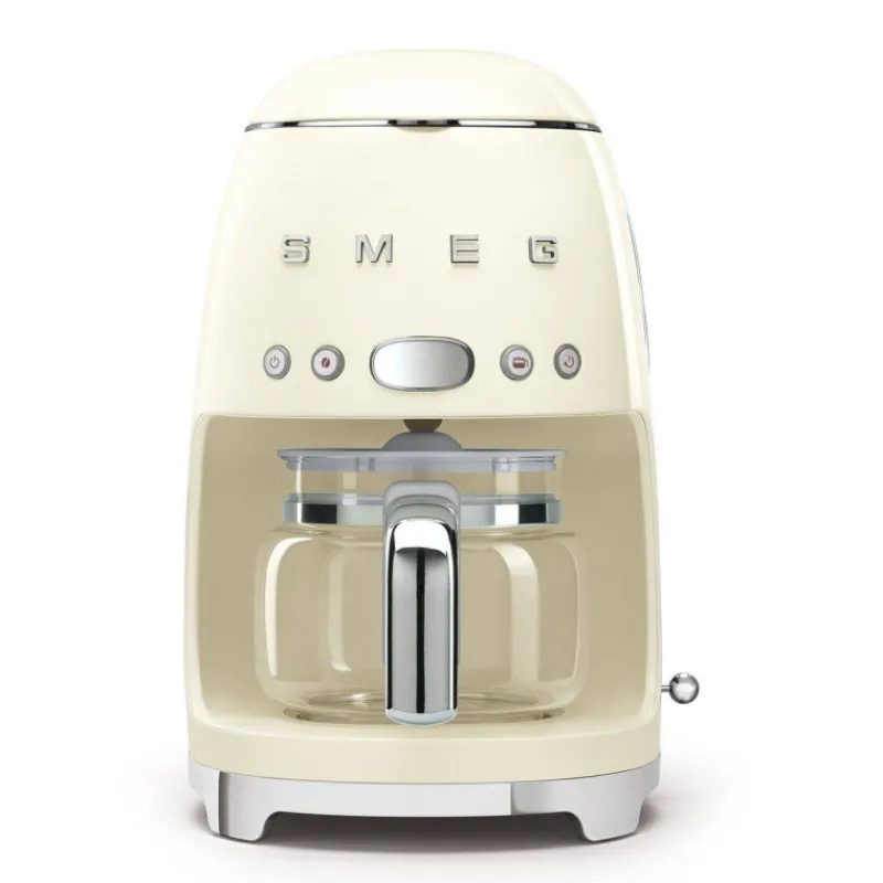 Cafetières Filtres-SMEG Cafetière Machine à café filtre Années 50 Crème