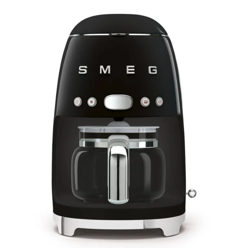 Cafetières Filtres-SMEG Cafetière Machine à café filtre Années 50 Noir