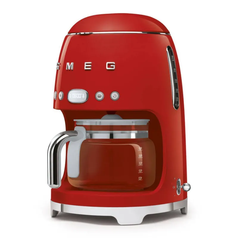 Cafetières Filtres-SMEG Cafetière Machine à café filtre Années 50 Rouge