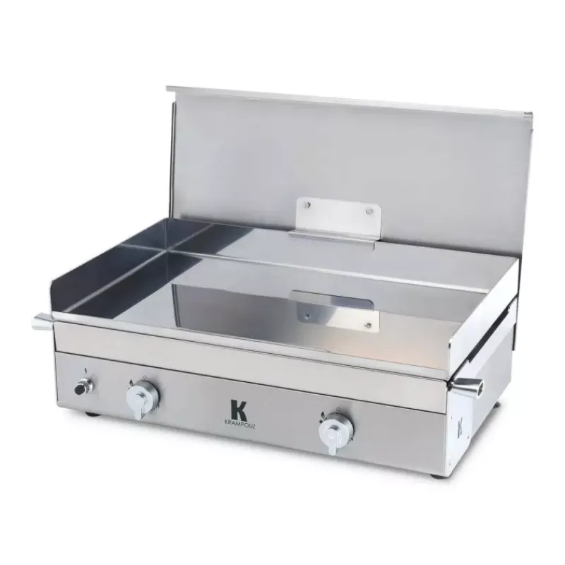 Ustensiles Et Accessoires Bbq Planchas Grills-KRAMPOUZ CAPOT Inox pour plancha DESIGN et K doubles