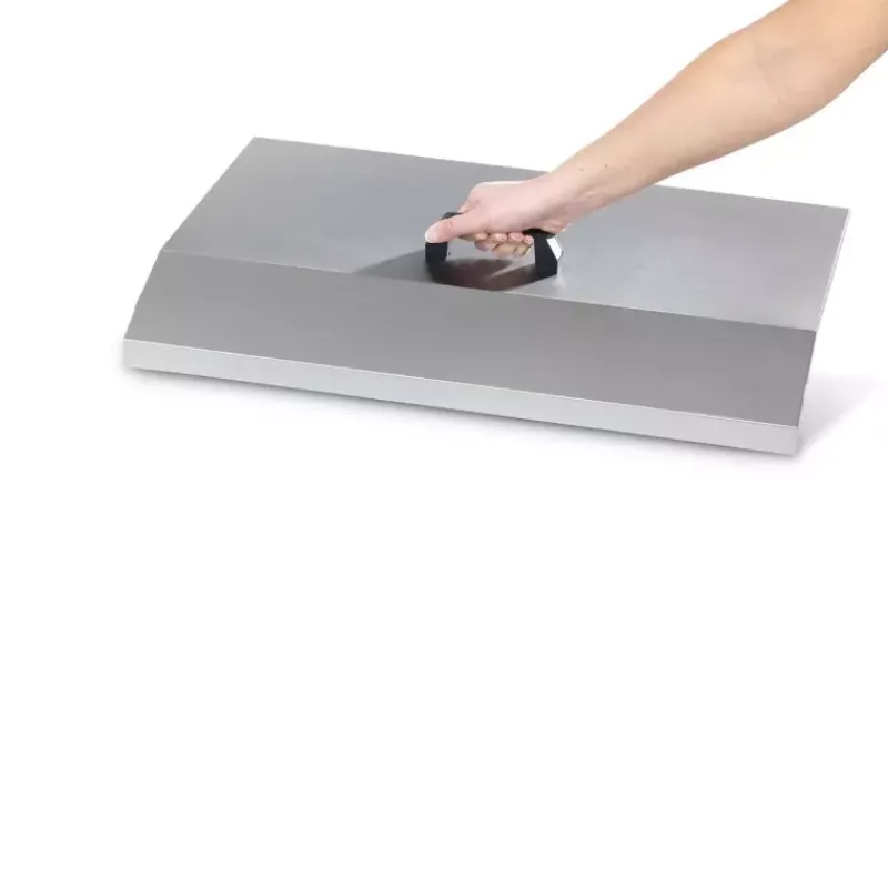 Plancha Électrique-KRAMPOUZ CAPOT Inox pour plancha SAMBA