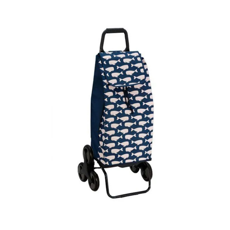 Poussettes De Marché-SIDEBAG CARLUX Baleine Poussette de marché Chariot de courses 6 roues