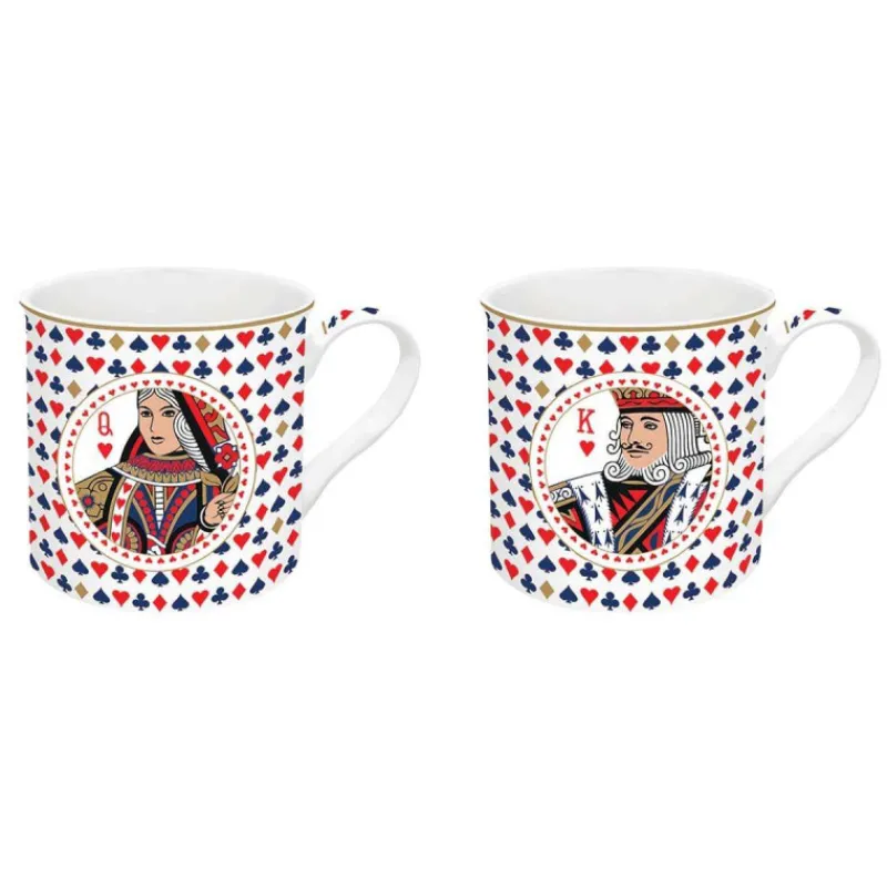 Mugs-Easy Life CASINO ROYAL coffret 2 mugs 30 cl en porcelaine