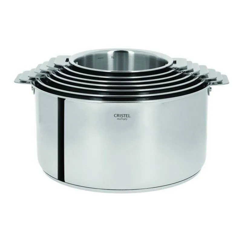 Faitouts Amovibles Inox | Faitouts-CRISTEL CASTELINE Faitout amovible Inox Corps Multiply D24