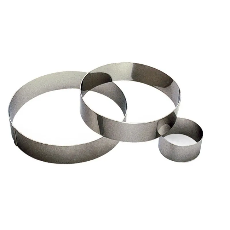 Emportes Pièces Ronds | Cercles À Mousse-GOBEL Cercle à mousse Inox H45 D200