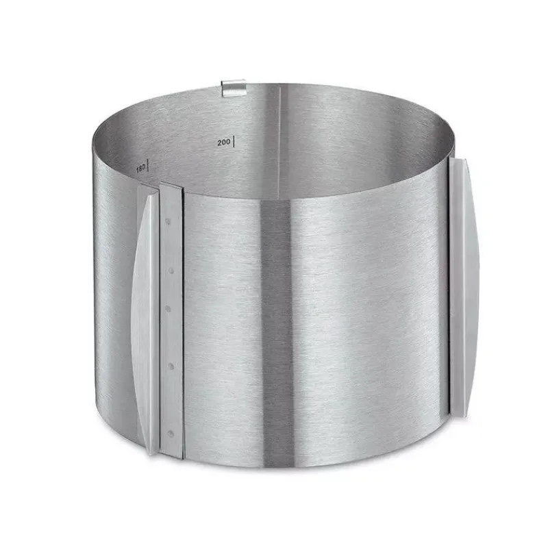 Cercles Et Cadres Extensibles-KUCHENPROFI Cercle Patisserie Haut Extensible Inox