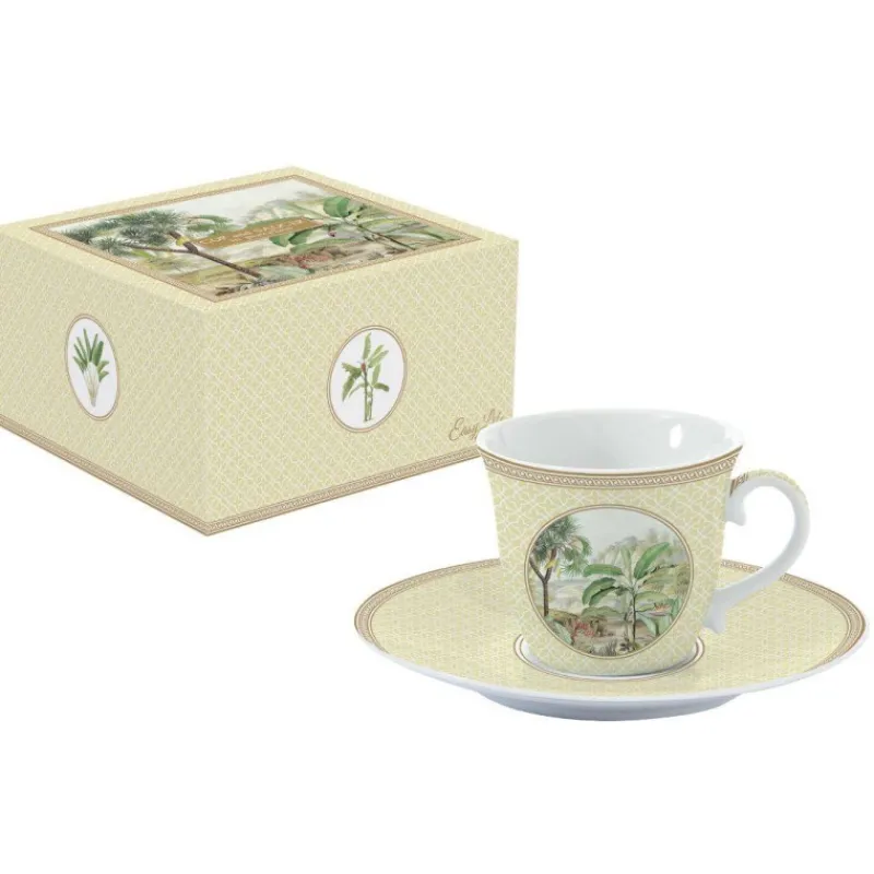 Tasses-Easy Life CEYLON Tasse Thé Café Porcelaine en Coffret cadeau SC