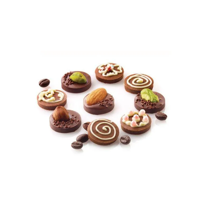 Moules Silikomart | Moules À Gâteaux Silicone-SilikoMart CHABLON Moule Décoration Chocolat en silicone 3Design  SC