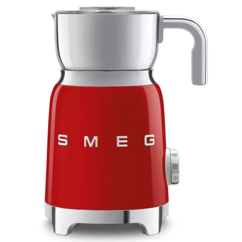 Chocolatière-SMEG Chocolatière et Emulsionneur électrique Années 50 Rouge