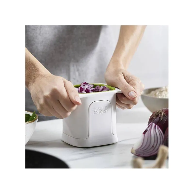 Hacher | Coupes Légumes-Joseph Joseph Chop Cup Hachoir à légumes Frites Oignons Blanc et Vert