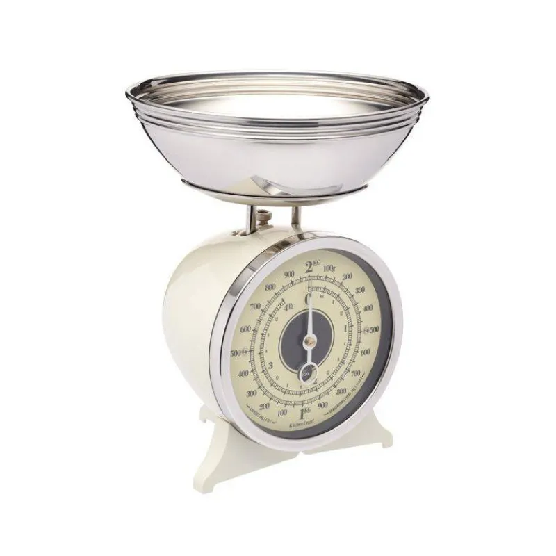 Balances Mécaniques-Kitchen Craft CLASSIC COLLECTION Balance mécanique 2 kg Crème