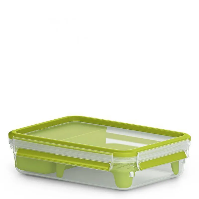 Lunch Box | Boites Et Saladiers-EMSA CLIP & Go Boite alimentaire rectangle Brunch Box 2 compartiments 1.2 L