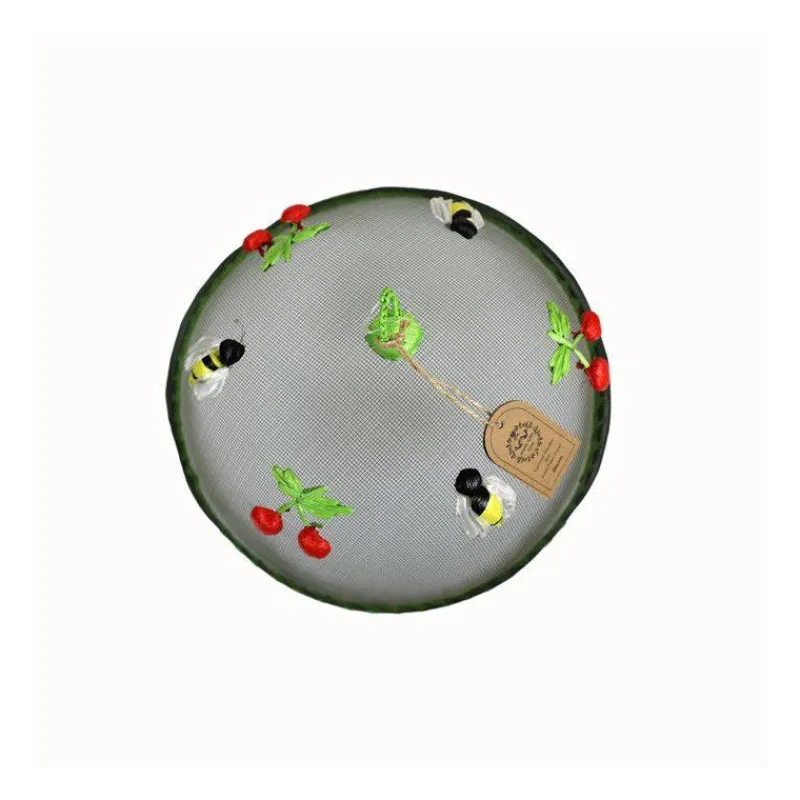 Cloches Et Couvre-plats | Ustensiles-dexam CLOCHE protège plats décor Abeilles 36cm