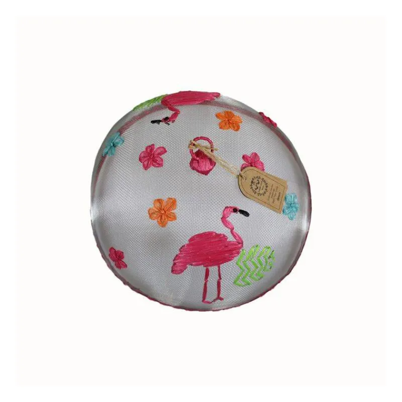 Cloches Et Couvre-plats | Ustensiles-dexam CLOCHE protège plats décor Flamingo 36cm