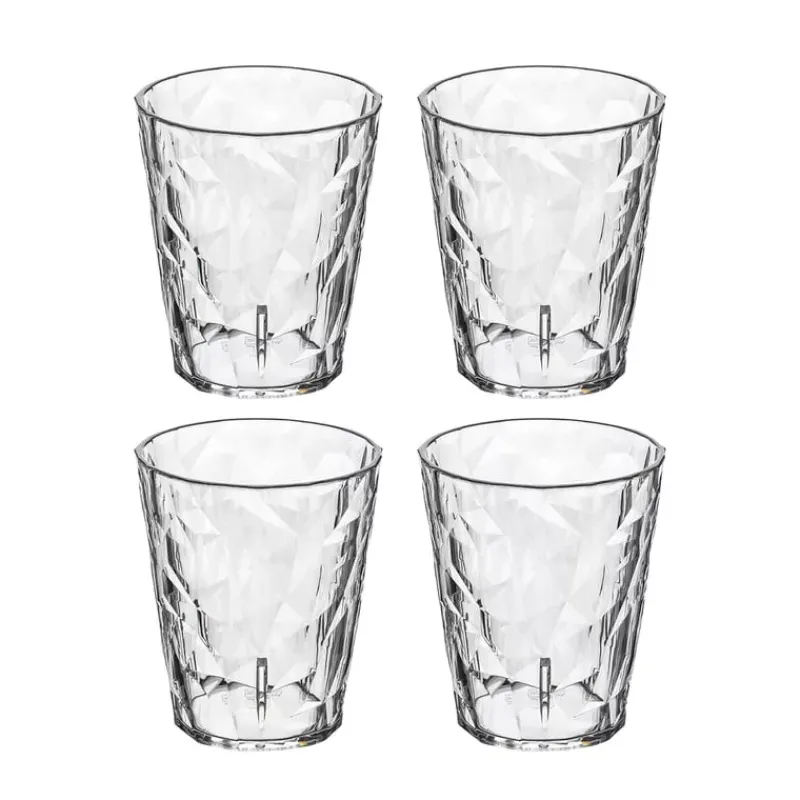 Vaisselle Incassable | Gobelets-KOZIOL Club n°1 verre à eau 250 ml polycarbonate Kosiol set de 4