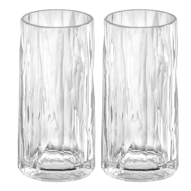 Vaisselle Incassable-KOZIOL Club n°8 verre haut 300 ml polycarbonate Kosiol set de 2