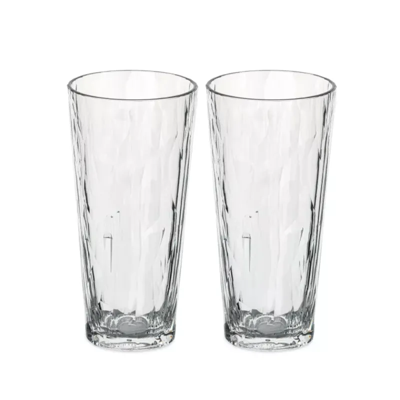 Vaisselle Incassable-KOZIOL Club n°19 verre haut 250 ml polycarbonate Kosiol set de 2